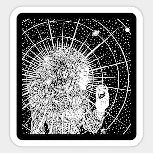 Gravitational Pull Of The Sun | Visionary Art Sticker